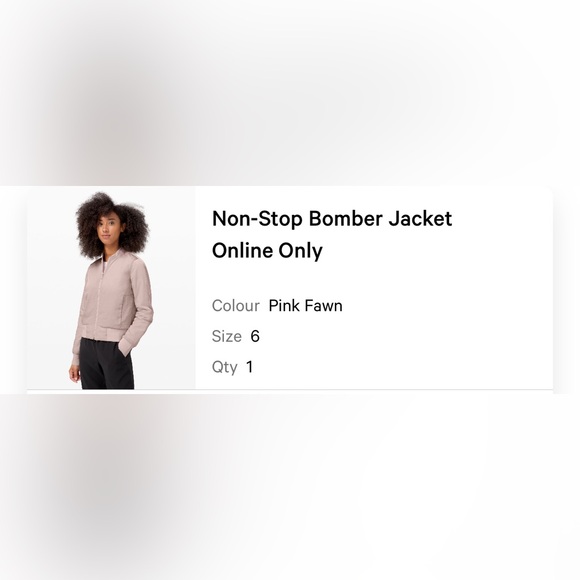 Lululemon Non Stop Reversible Bomber Jacket - Picture 1 of 6